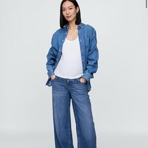 GAP Blue Flare & Wide Leg Jeans